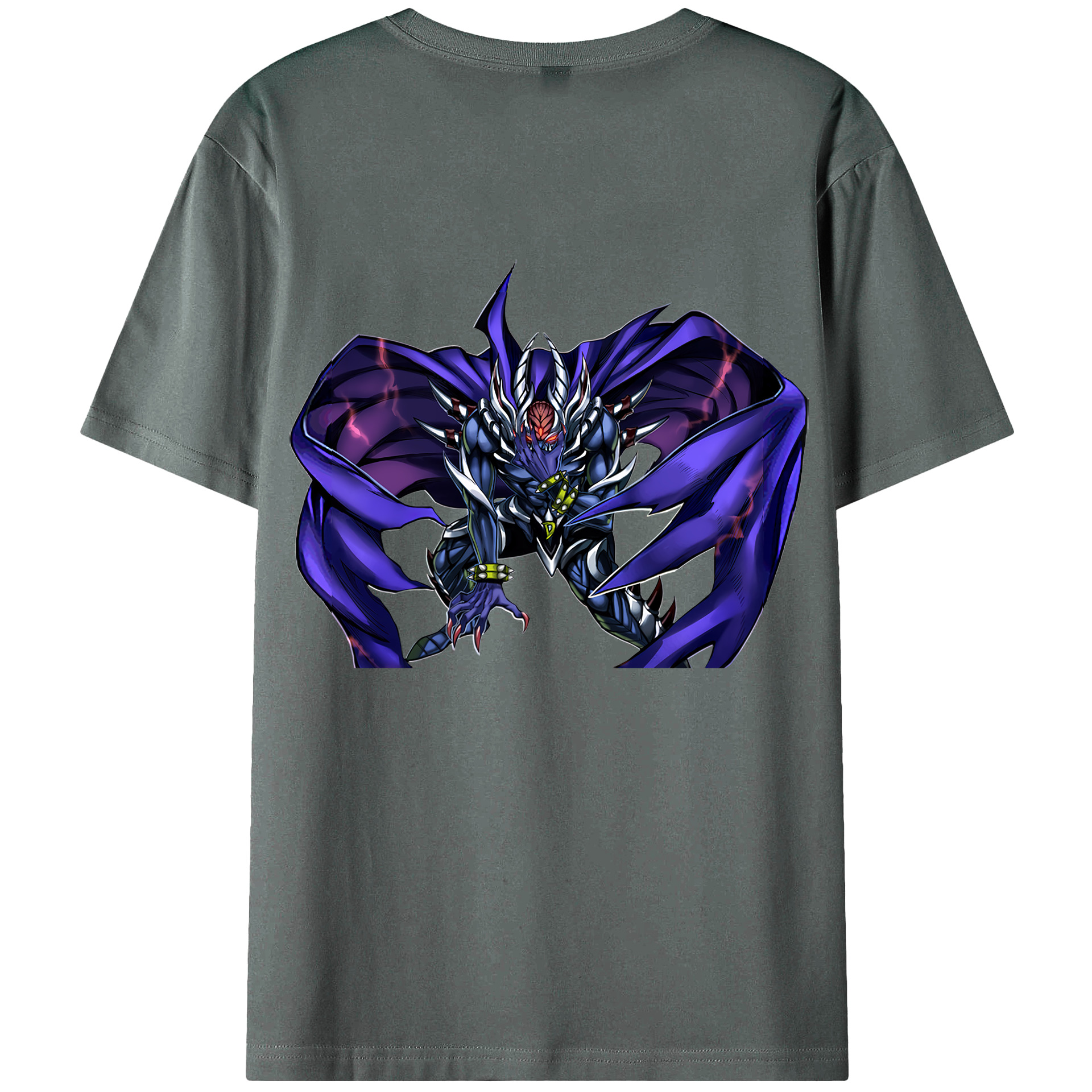 （画像用） 遊☆戯☆王 Yu-Gi-Oh! 綿100％ メンズ半袖Tシャツ（バックプリント） 通気性